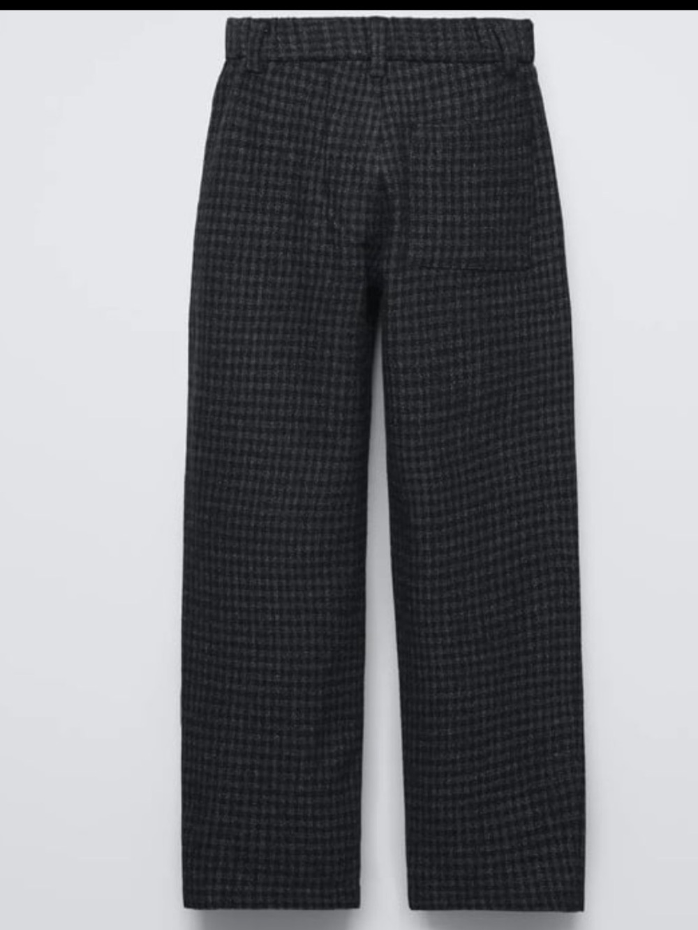 (6-7) Zara Kids Straight Fit Plaid Pants